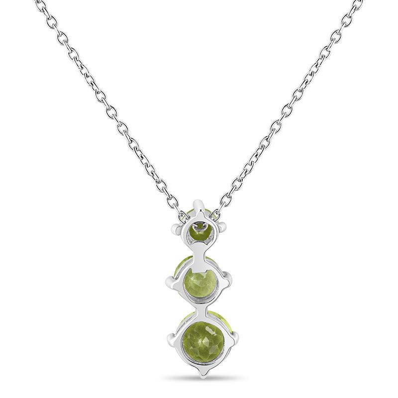 Rainbow Arc Necklace (peridot)